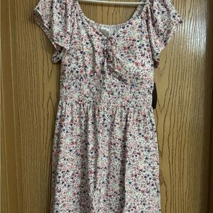 No Boundaries Multicolor Floral Dress